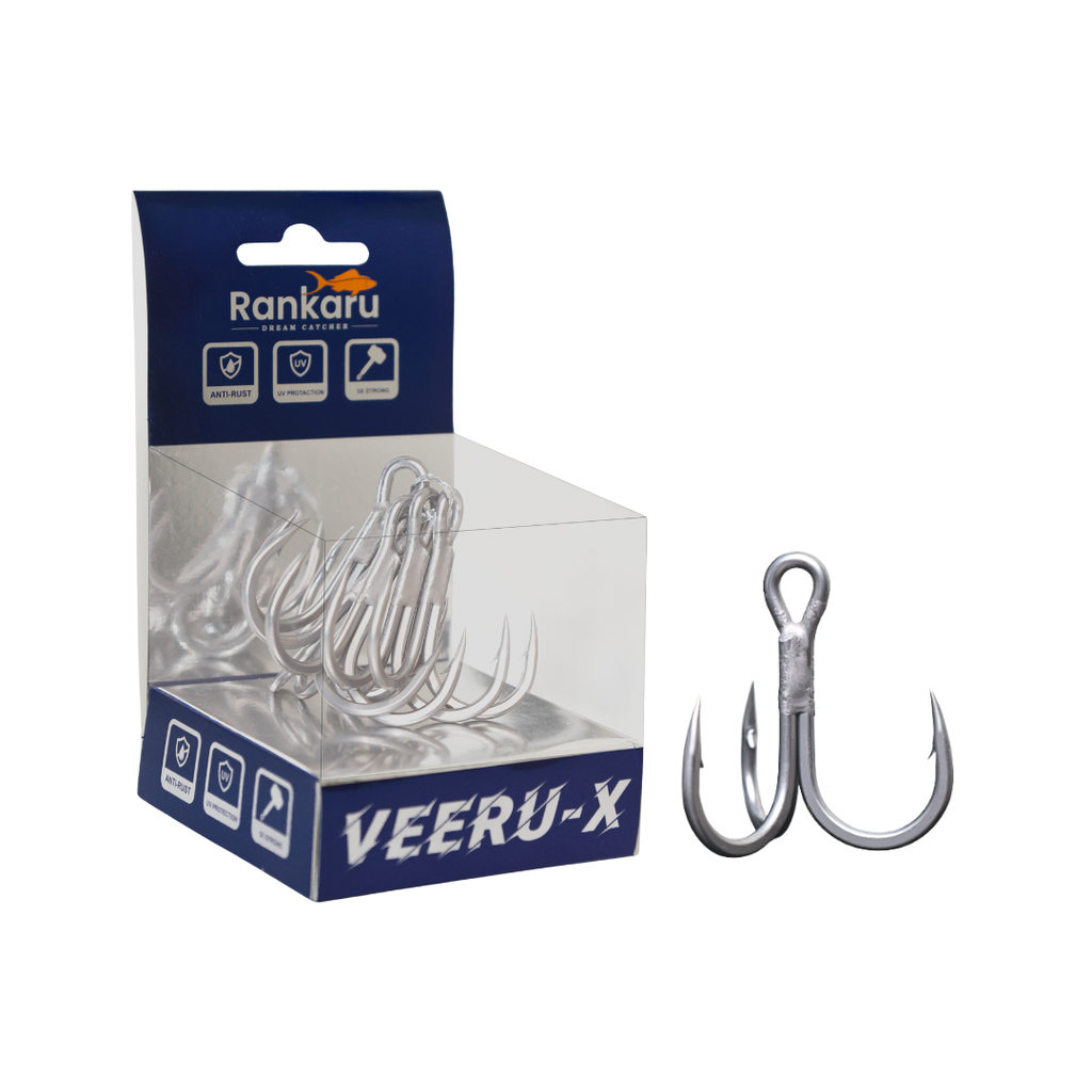 RANKARU VEERU-X TREBLE HOOK UA 5PCS BOX 5/0