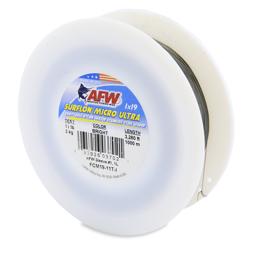 COATED SS WIRE LEADER FCM BRT 11LB 1000M  - FCM19-11T-I