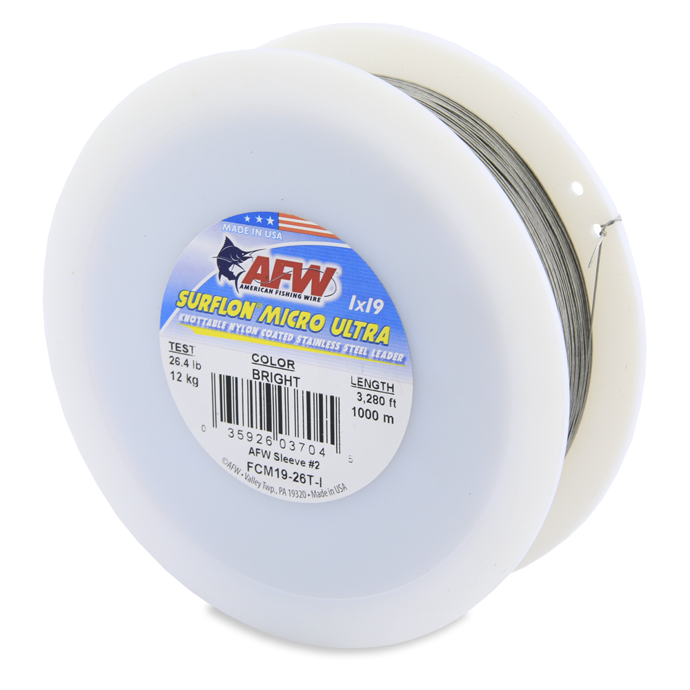 COATED SS WIRE LEADER FCM BRT 26LB 1000M  - FCM19-26T-I