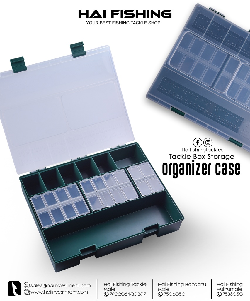 TACKLE BOX PLASTIC 365*300*55mm SGH-HJCB01