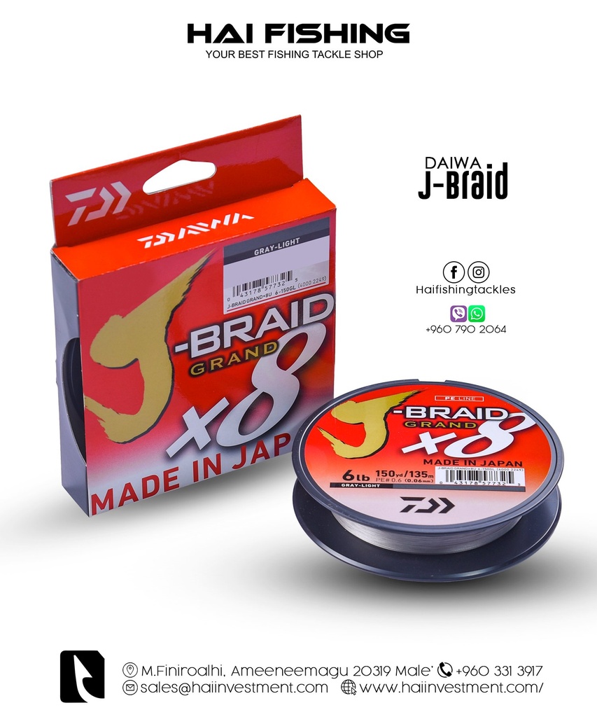 J-BRAID GRAND x 8X  150YD