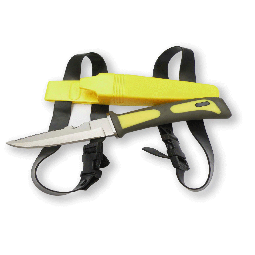 RANKARU DIVING KNIFE RST-209 4.5'' YELLOW