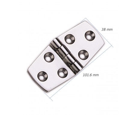 DOOR HINGE AISI 316 11.5X4" 80183-02