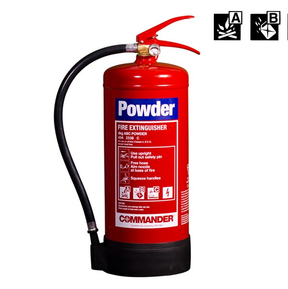 FIRE EXTINGUISER POWDER 4.5KG - 5KG