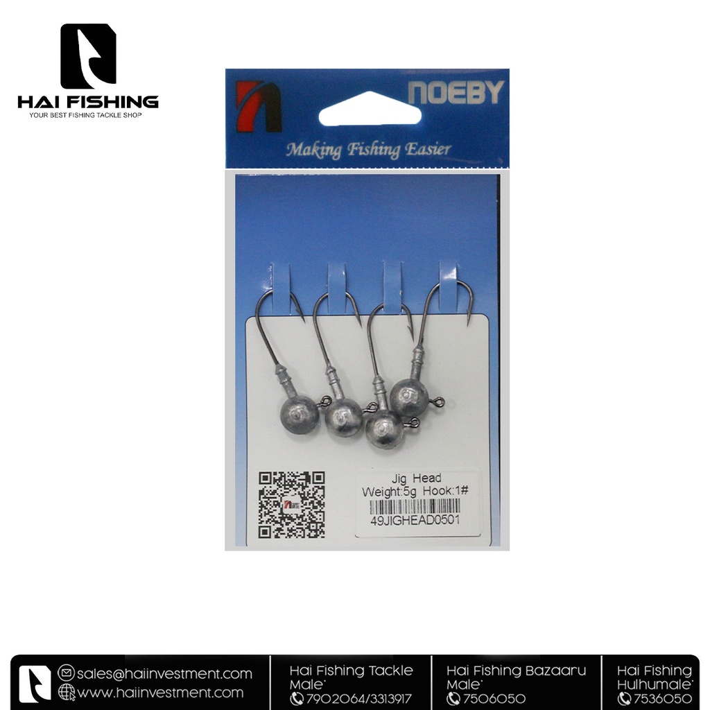 NOEBY JIG HEAD 7G #1/0