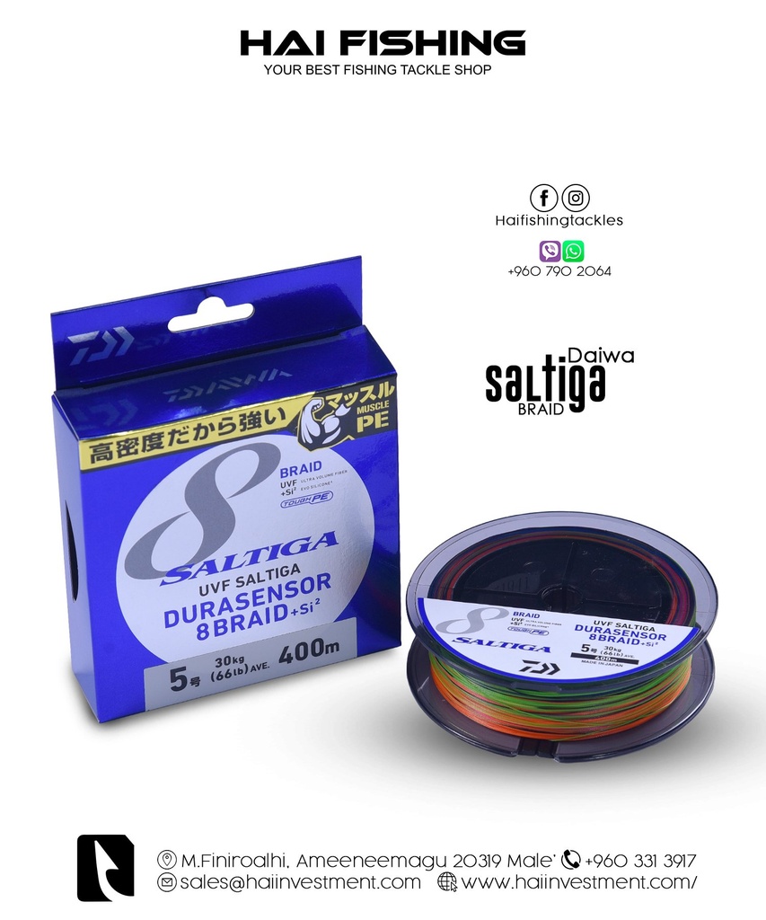 DAIWA UVF SALTIGA DURASENSOR X8+SI2 300M