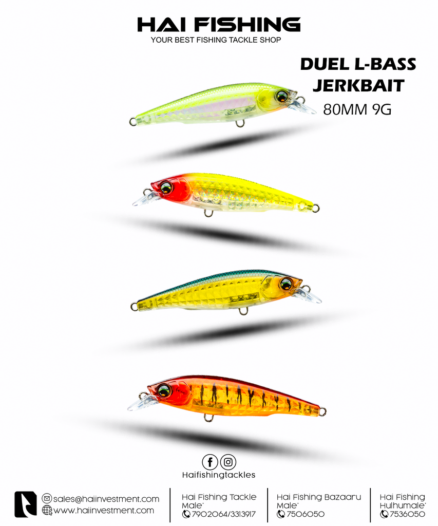 DUEL L-BASS JERKBAIT 80F 80MM F1213