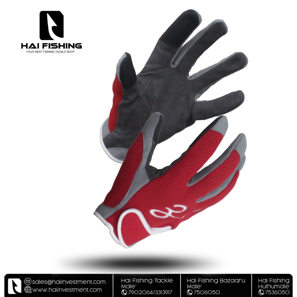HAND GLOVE 3-D ZENAQ RED