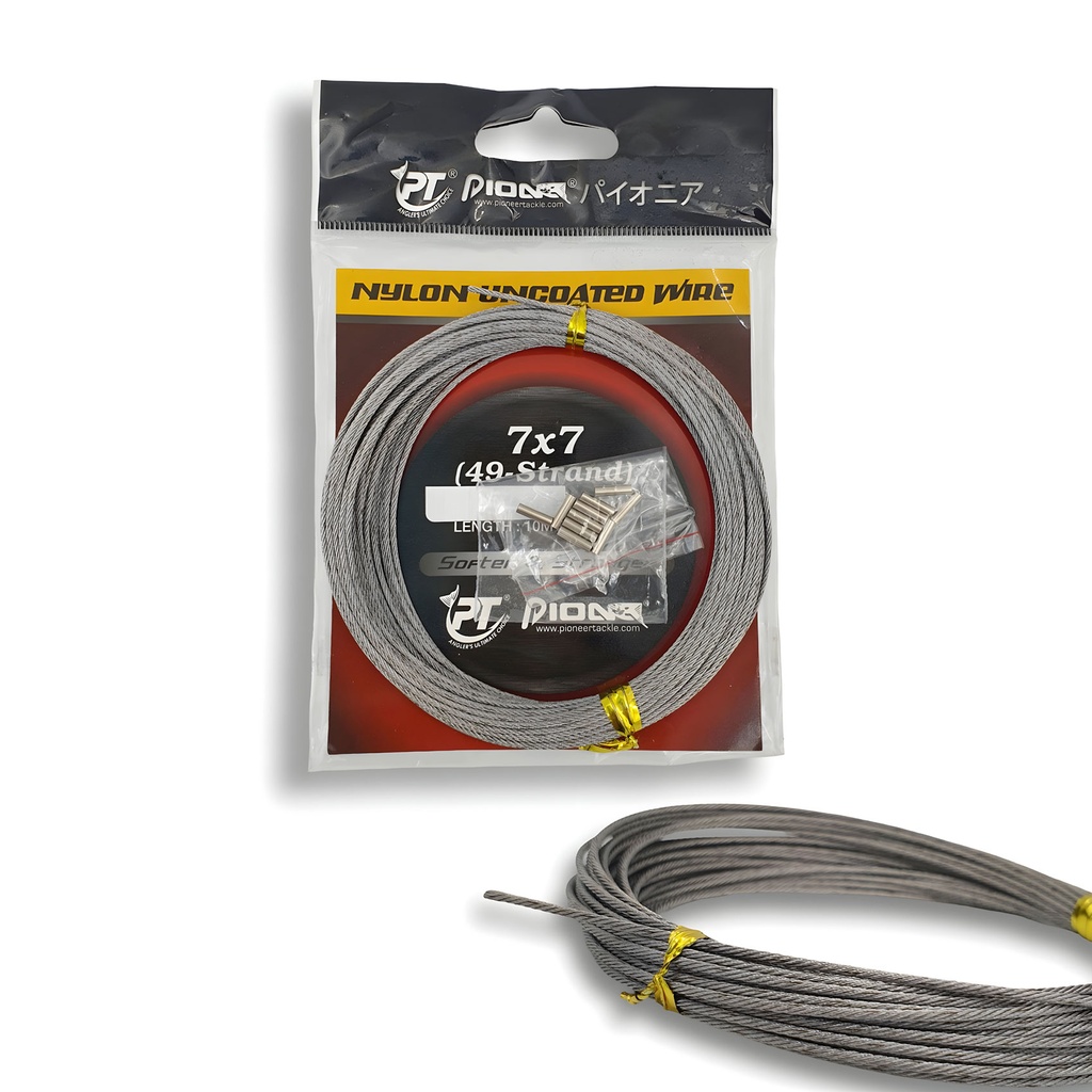PIO 7x7 N/UNCOATED WIRE: 10M