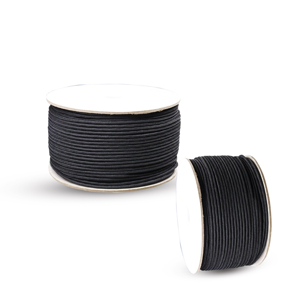 PP BRAIDED ROPE BLACK 100YD