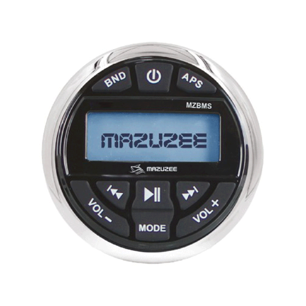 MARINE STEREO BLUETOOTH 12V-ROUND MZBMS