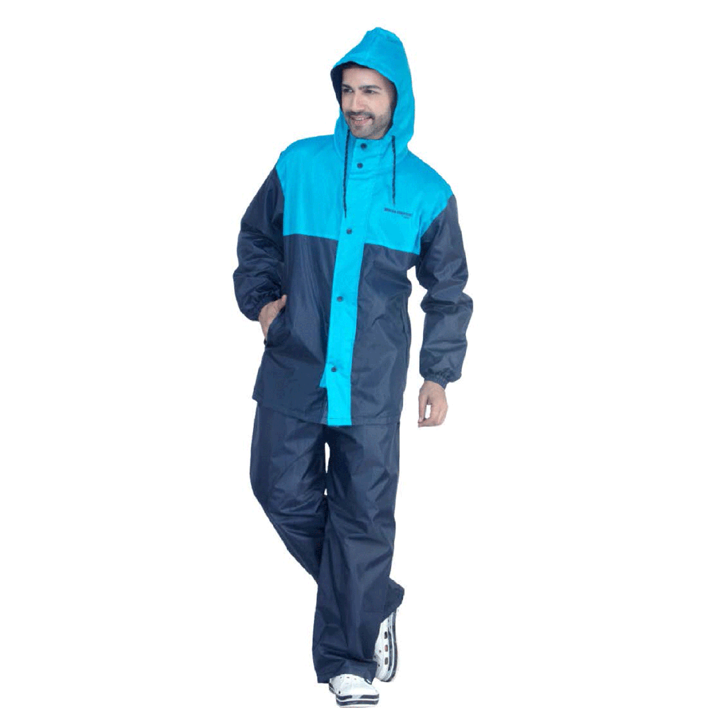 RAIN COAT WF171 N.BLUE + MOSAICE