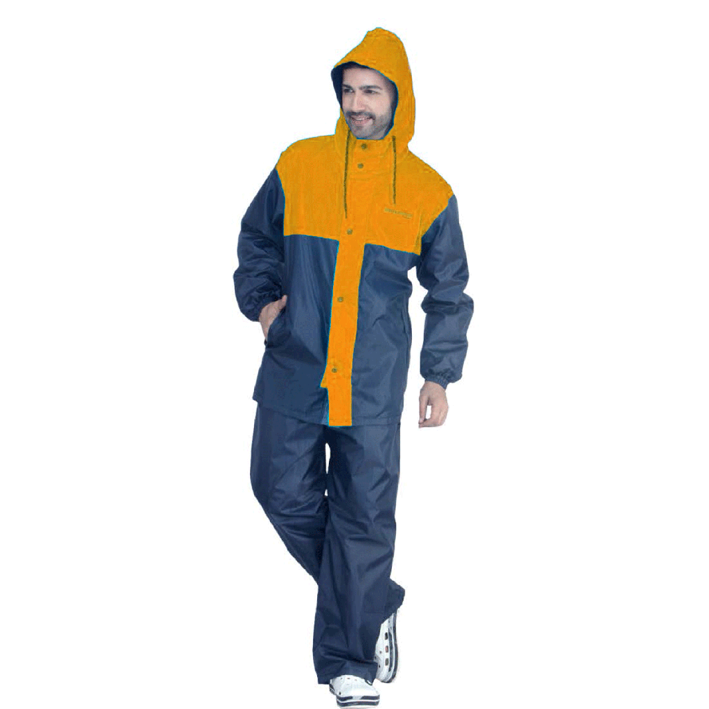 RAIN COAT WF171 N.BLUE + MS MANGO