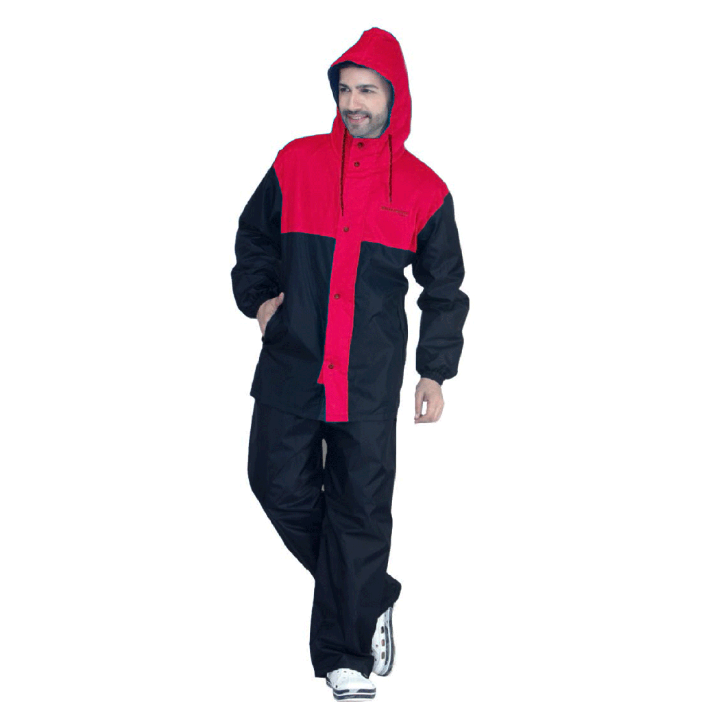 RAIN COAT WF171 N.BLUE + APC RED