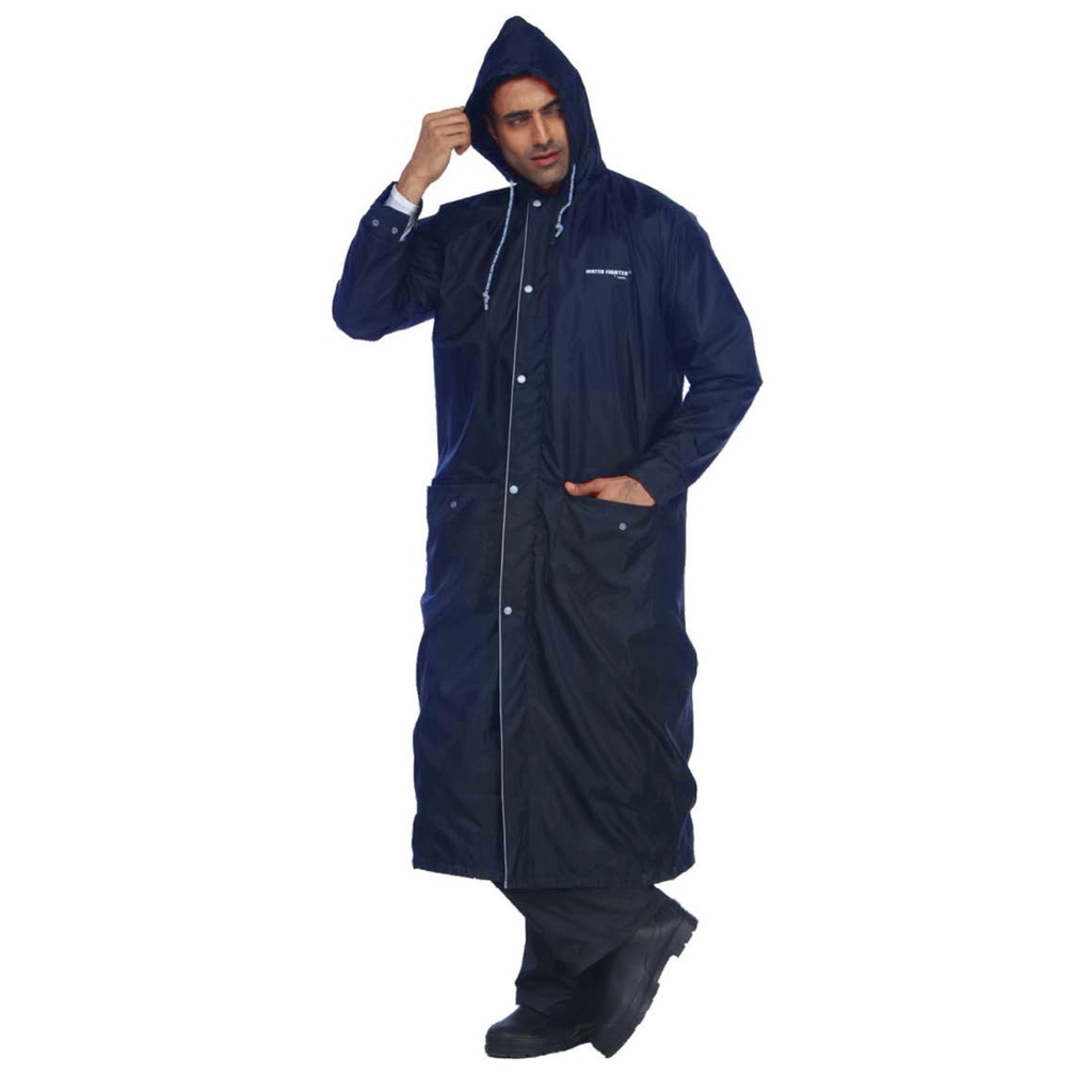 RAIN COAT POWER LONG N.BLUE