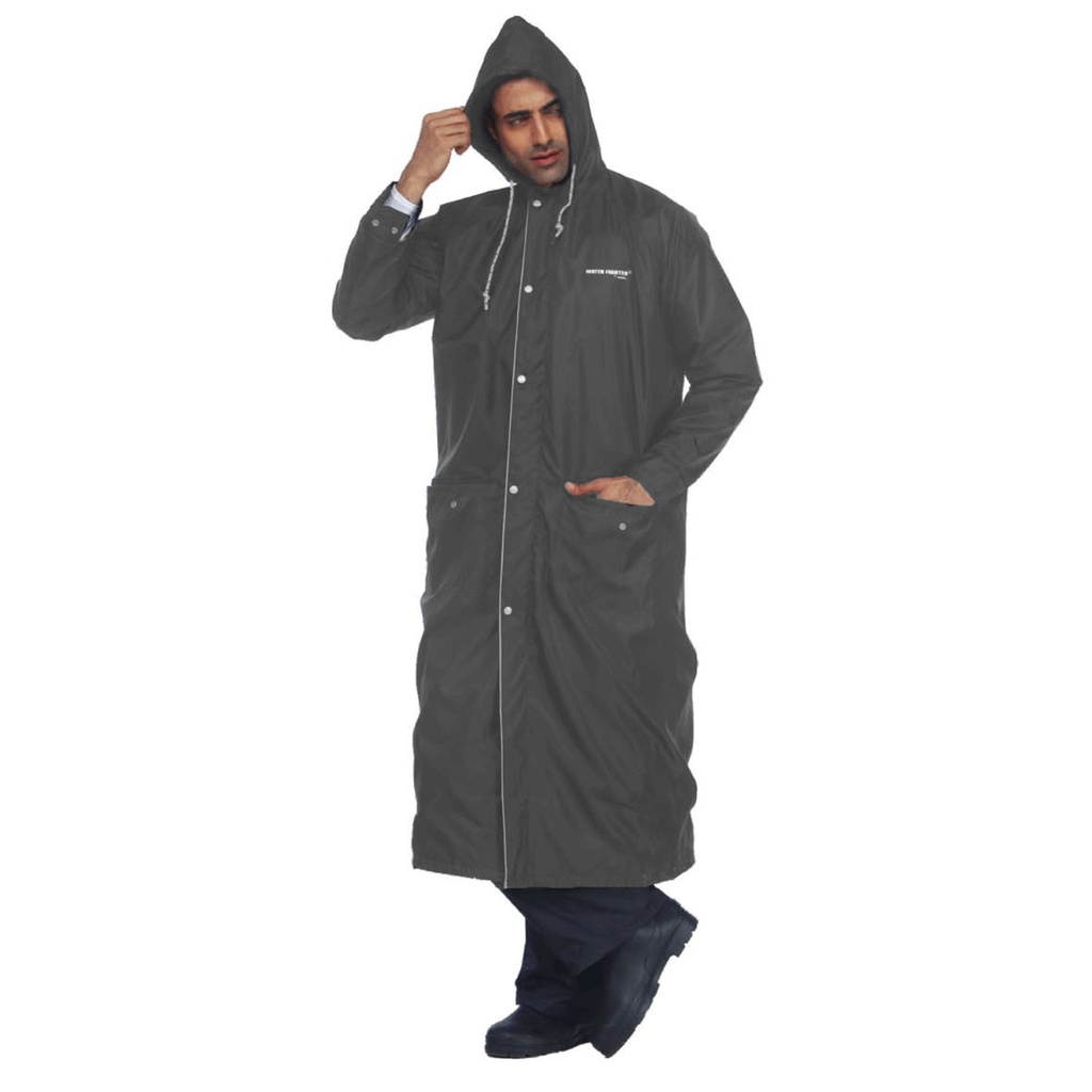 RAINCOAT POWER LONG GRAY MIX