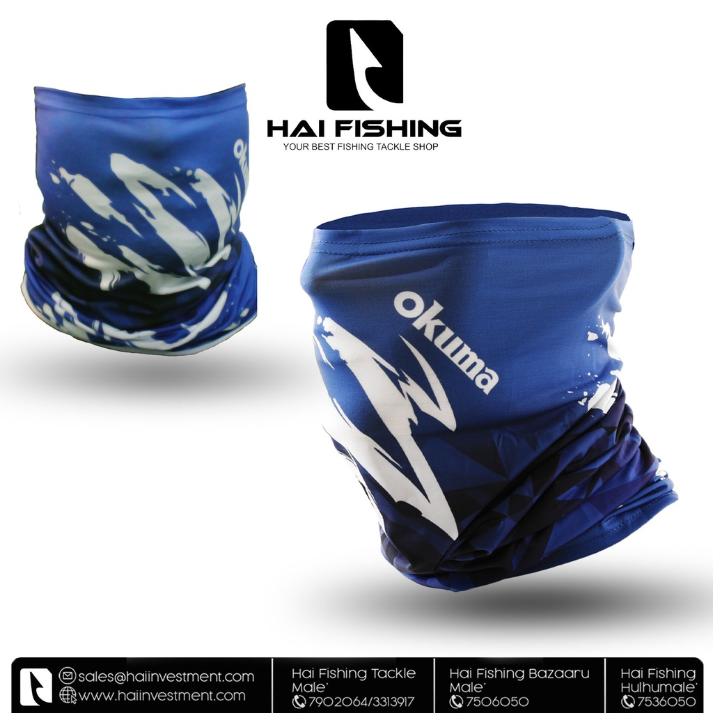 OKUMA BLUE MOTIF SUN SHIELD PA01C020B -