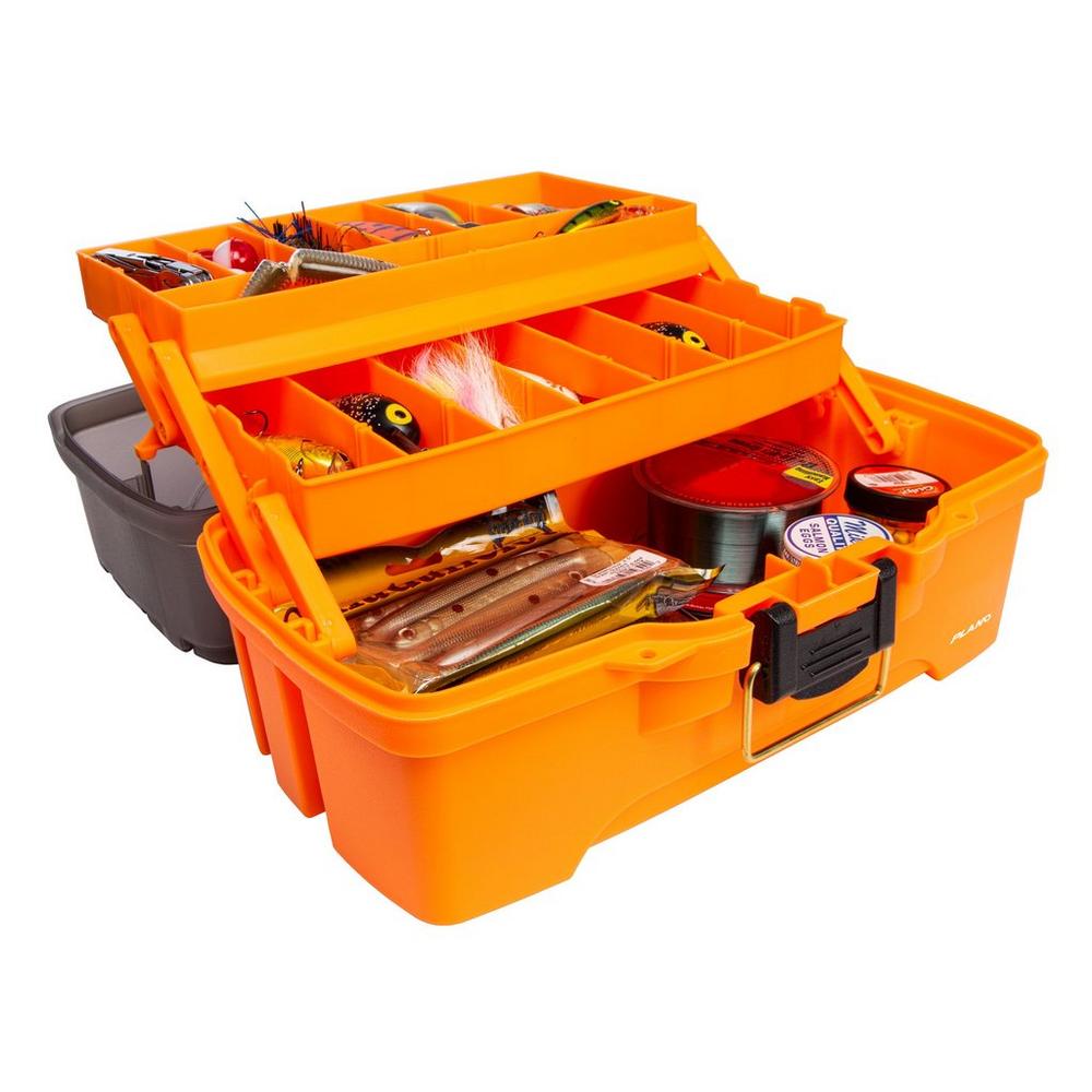 PLANO TWO - TRAY TRANS SMOKE ORANGE BOX PLAMT62212