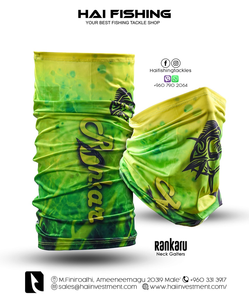 RANKARU GREEN FACE SHIELD