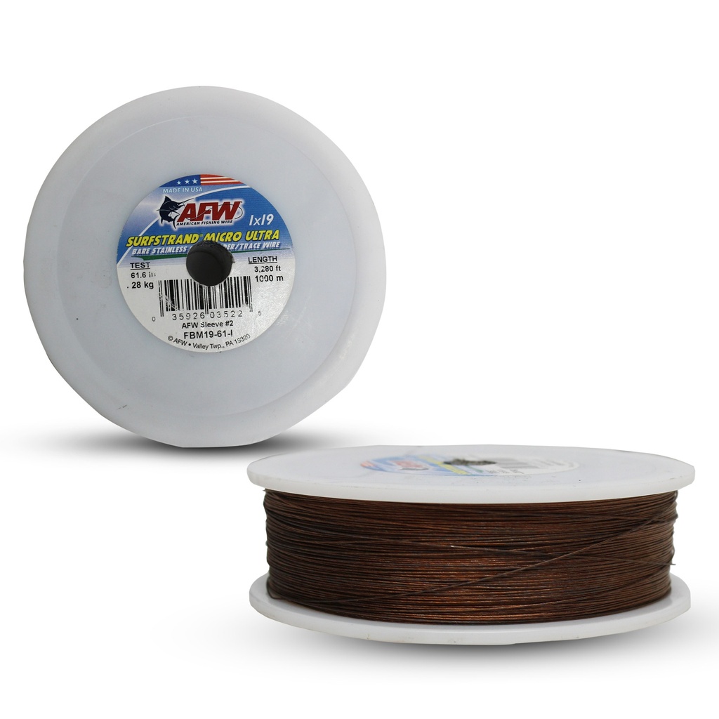 AFW WIRE SURFSTRAND MICRO ULTRA CAMO 1X19 61. 6LB FBM19-61-I (1000M)
