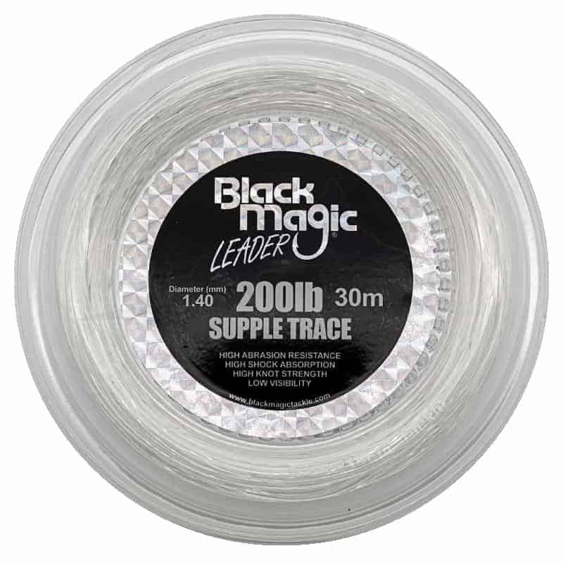 BLACK MAGIC SUPPLE TRACE LEADER 200LB