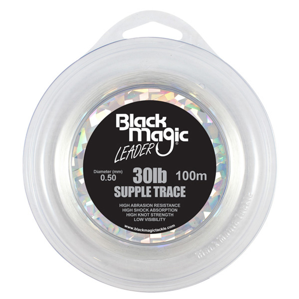BLACK MAGIC SUPPLE TRACE LEADER 30LB