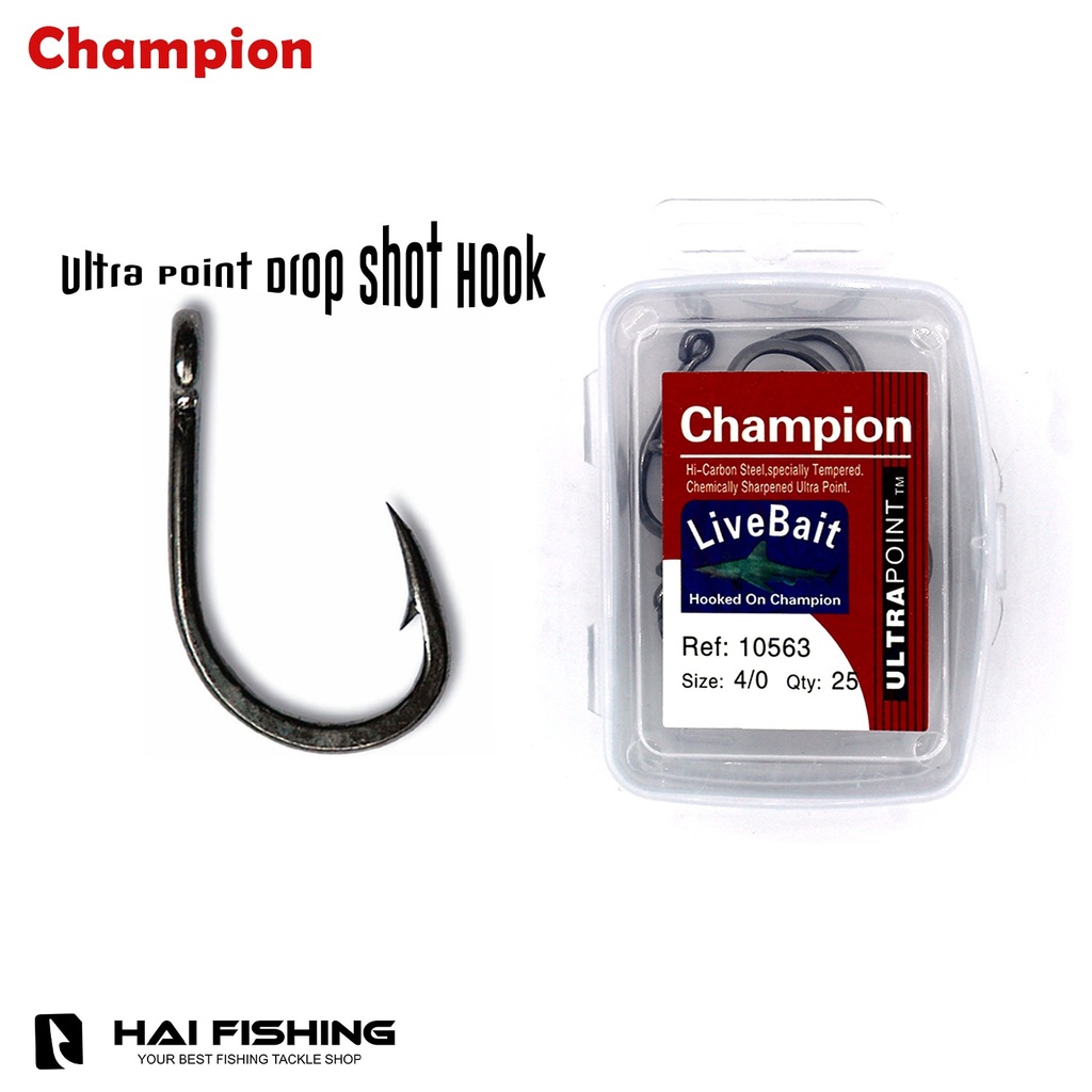 CHAMPION LIVEBAIT HOOK 10563 25PCS BOX