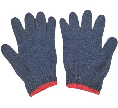 COTTON GLOVES GRAY