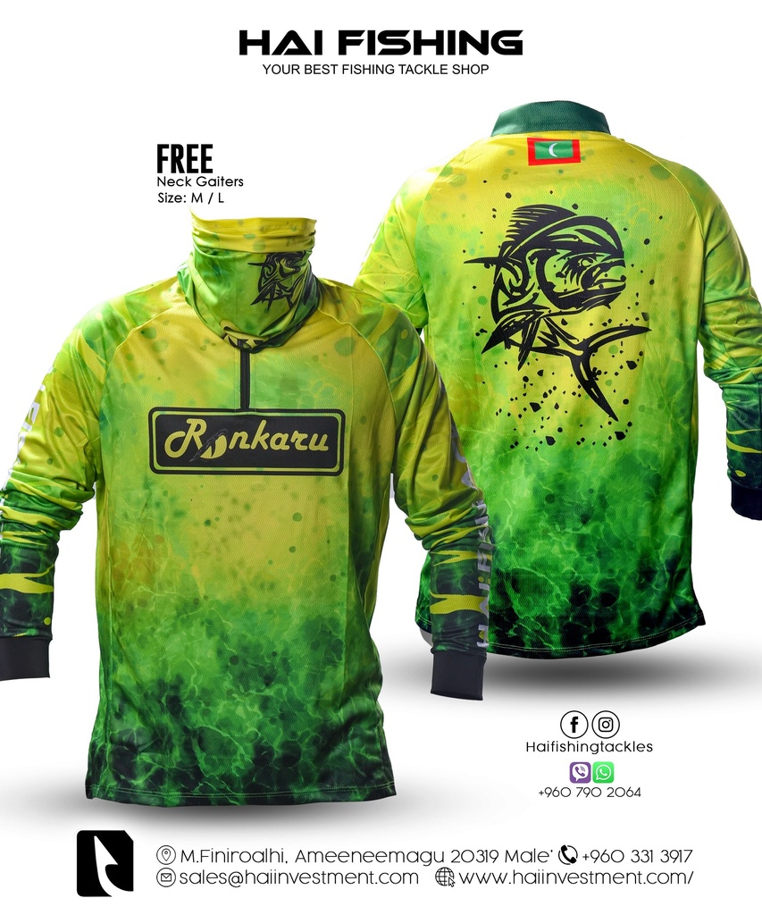 RANKARU GREEN FISHING SHIRT