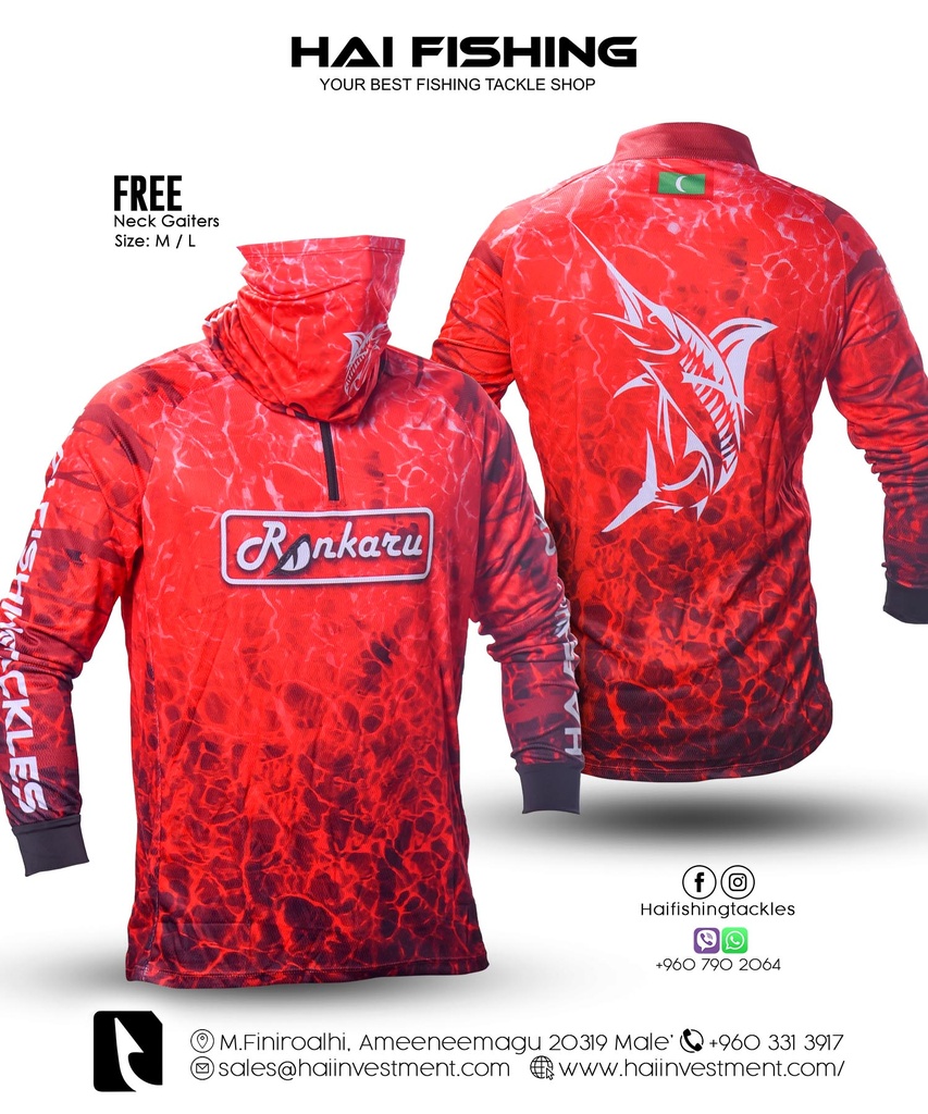 RANKARU RED FISHING SHIRT