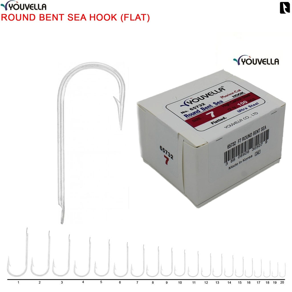 ROUND BENT SEA HOOK 65732