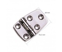 DOOR HINGE AISI 316 1.5"x 3'' -80185-02 -