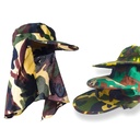 TIGER CAP WITH NECK AND FACE COVER MIX COLOUR