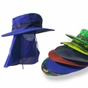 MEN CAP ROUND SINGLE COLOUR WITH NECK AND FACE (MIX COLOUR)