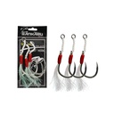 RANKARU BKK SINGLE ASSIST HOOK 3PCS PKT AH-39