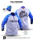RANKARU BLUE WHITE FISHING SHIRT