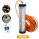LED UNDERWATER FISHING LIGHT 3000W  220V COLOUR (2800W WHITE+ 200W RED  ) LFL-30WRA22-01 80M